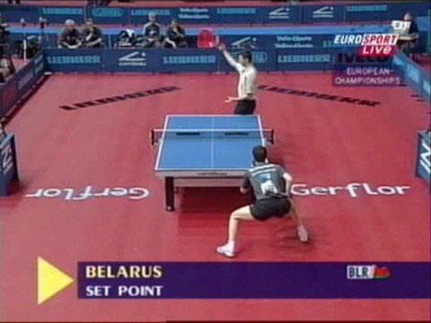 Timo Boll vs. Vladimir Samsonov 2003 ETTC highlights