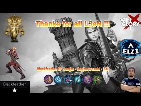 Vainglory 5v5 - Blackfeather CP Jungle - Build of L3oN (Thanks for All) - Capitaowasabi - |SA| #19