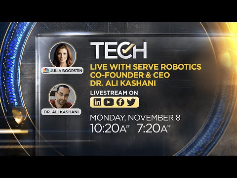 CNBC TechCheck+ chats with Serve Robotics CEO Ali Kashani on partnership with Uber Eats — 11/8/21