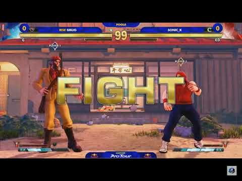 Evo 2019 - Street Fighter V Day 1 Pools: Smug vs Sonic k