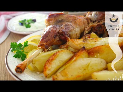 Slow Roasted Lamb leg with potatoes - Greek Style | Fresh Piato