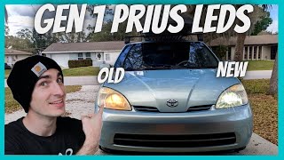 How to Change Prius Headlight Bulb 00-03 (Gen 1 LED upgrade Driver and Passenger Side)