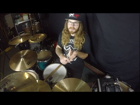 How To Play A Thrash Metal Beat On Drums - Free Drum Lesson - Cameron Fleury