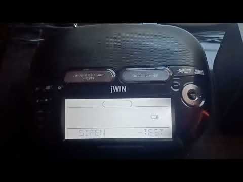 Jwin JX-M133 Weather Radio Alert Tone