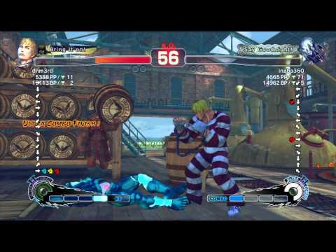 SSF4 AE: Sasaki (Cody) vs inaba360 (Seth) - Ranked Match (720p HD)