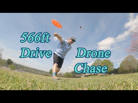 Double G 566 ft. Disc Golf Drive Chased to Perfection by FPV Racing Drone