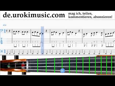 Cellounterricht Jingle Bell Rock Noten Lernen Teil#2 um-i995