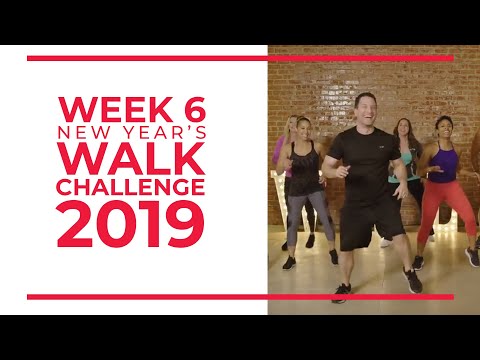 New Year's Walk Challenge 2019 - Week 6 | Walk at Home