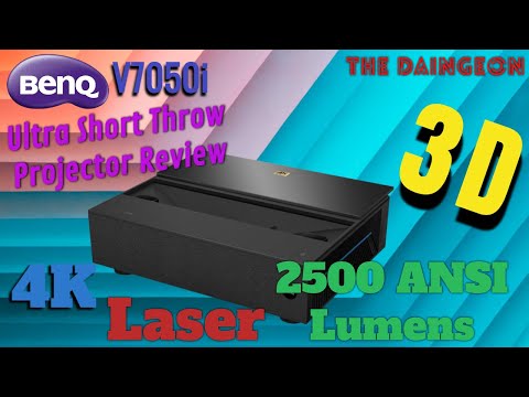 BenQ V7050i 4K Ultra Short Throw 3D Laser TV Review