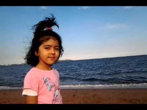 Rida at beach