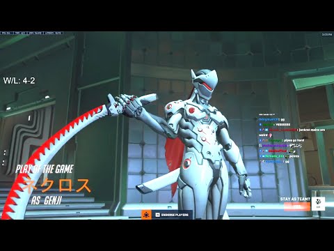 THIS IS WHAT GENJI'S FULL POTENTIAL LOOKS LIKE - NECROS! OVERWATCH 2 TOP 500 SEASON 3