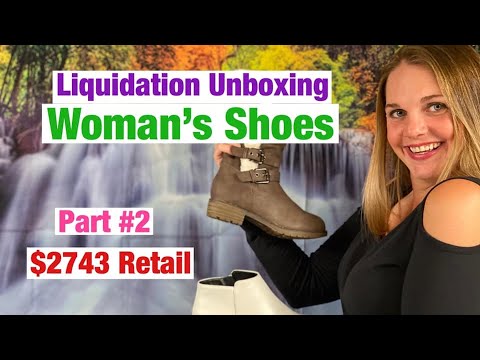 Woman's Shoes 888 Lots Liquidation Unboxing - $2743 Retail Part 2 August 31, 2020