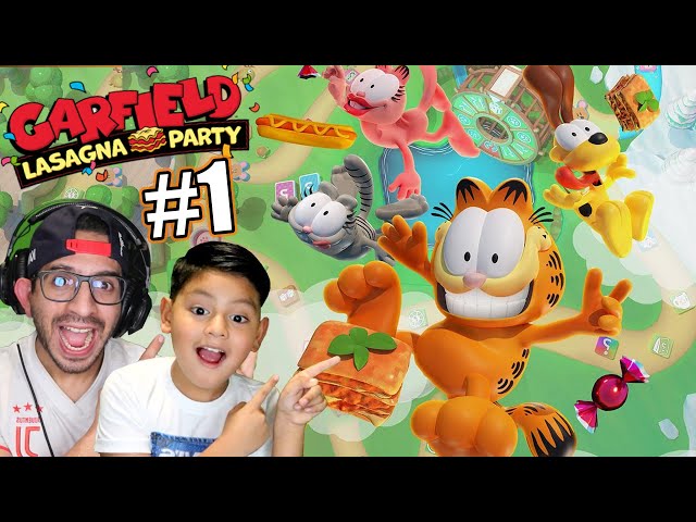 Vídeo relacionado con Colección de juegos Garfield 2 en 1: Garfield Kart Furious Racing y Garfield Lasagna Party - Nintendo Switch