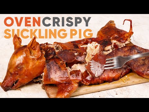 Easy Oven Roasted Suckling Pig