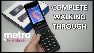 Schok Flip Unboxing and complete walking through for metro by T-mobile