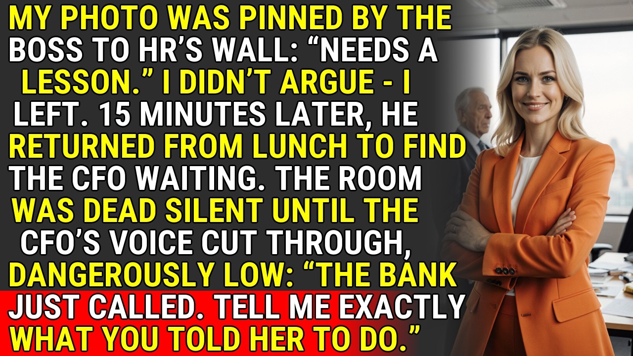 My Boss Pinned My Photo: 'Needs a Lesson' – I Made Him Learn It