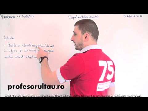 directly proportional quantities - profesorultau.ro