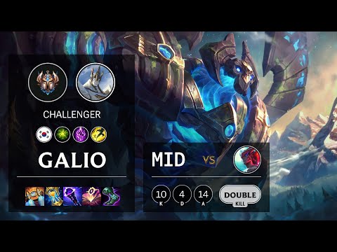 Galio Mid vs Yone - KR Challenger Patch 11.3