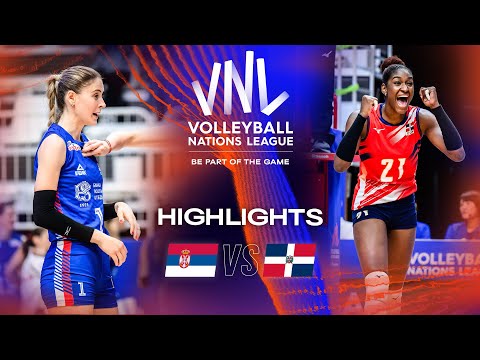 🇷🇸 SRB vs. 🇩🇴 DOM - Highlights Week 3 | Women's VNL 2023