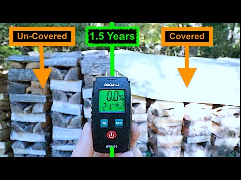 Should you tarp your Firewood? 🪵| 1.5 Year Test Results 📝
