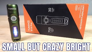 BEST BUDGET EDC KEYCHAIN FLASHLIGHT UNDER $25 TUNENGE S15 PRO REVIEW!