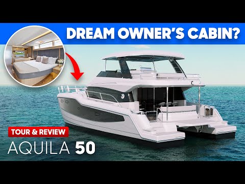$2 Million Aquila 50 - The BEST new POWER CAT on the market?