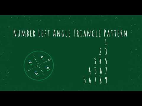 70 Number Left Angle Triangle Pattern Without Any Pre Defined Method Using While Loop In Python