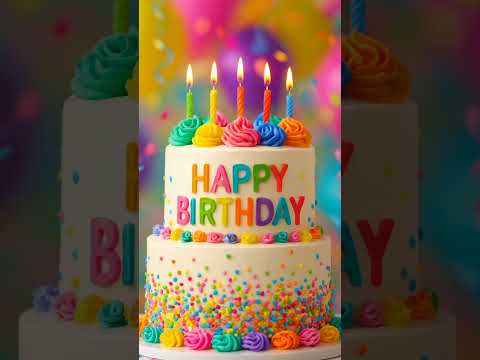 Happy Birthday Song🎂🎉Happy Birthday to you 🥳🎉 #happybirthday #birthday #happybirthdaytoyou #cake #yt