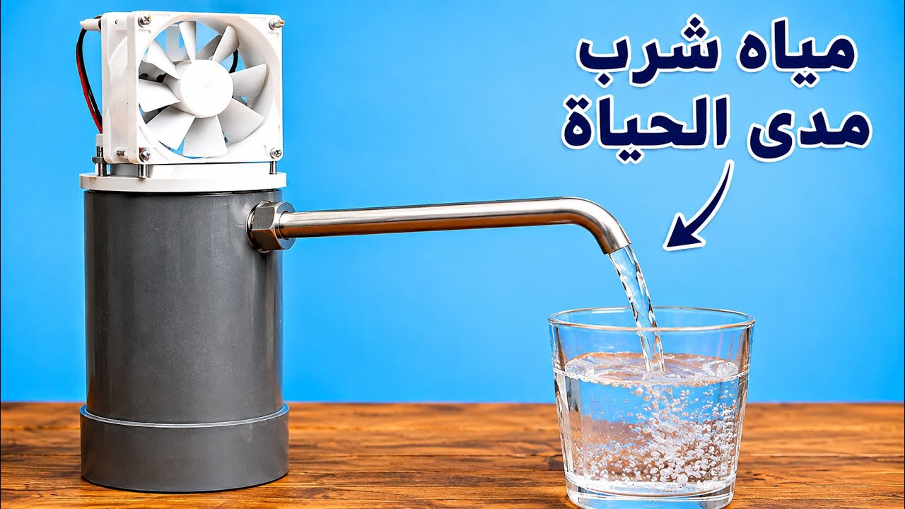 صنعت مياه شرب مجانية لا تنتهي بهذه الطريقة البسيطة والعبقرية