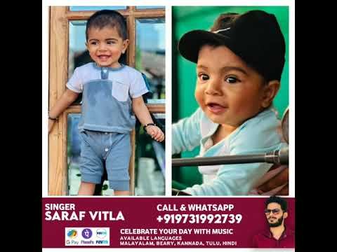Happy Birthday Nawaf Wishes Song | Singer Saraf Vitla | Order WhatsApp +919731992739