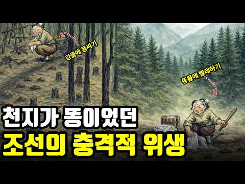 똥 천지였던 조선시대 모습 |조선의 충격적 위생 실태
