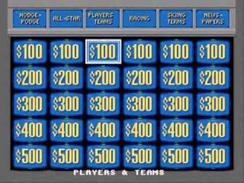 Jeopardy! : Sports Edition Megadrive