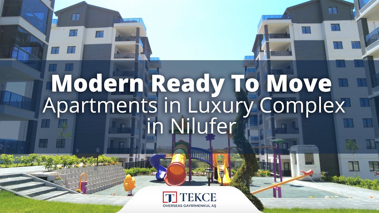 Immobiliers au Design Moderne Appartements Nilufer Bursa