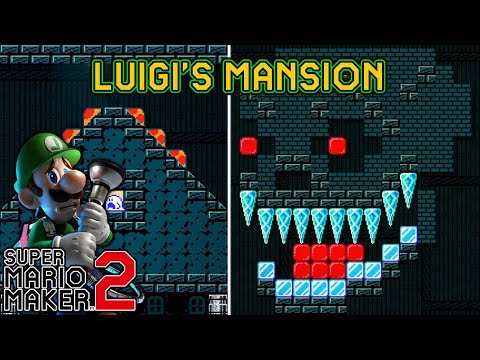 Super Mario Maker 2 - Incredible LUIGI'S MANSION Level