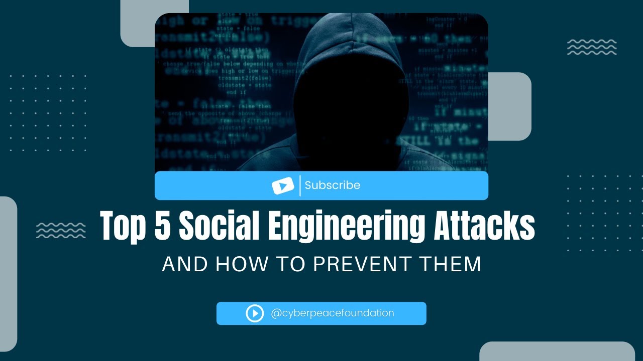 Top 5 Social Engineering Attacks and How to Prevent Them | #CyberPeaceAcademy