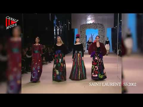 YVES SAINT LAURENT Haute Couture Spring Summer 2002 Paris - Canale Moda