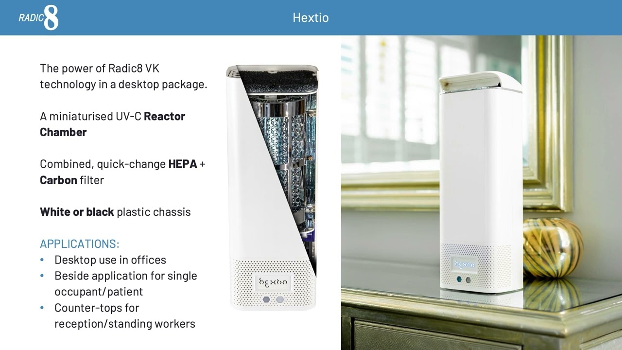 Hextio Reaktor til Hextio luftrenser