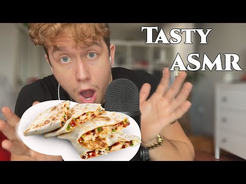 Eating Quesadilla // ASMR Eating Sounds !!WARNING!! Wet Mouth Sounds