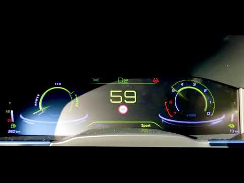 Peugeot 508 PSE Hybrid Acceleration test 0-190 KM/H