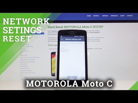 How to Restore Network Settings in MOTOROLA Moto C - Fix Network Settings