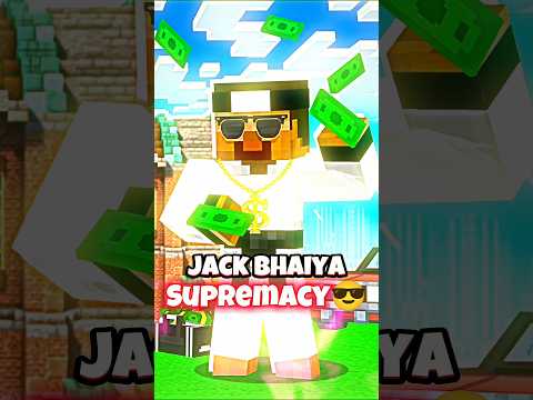 Unbelievable! Jack Bhaiya dominates Minecraft 🗿