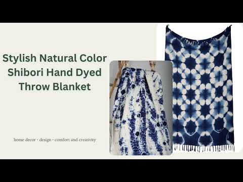 Beautiful Stylish Shibori Throw Blanket