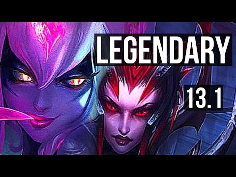 EVELYNN vs ELISE (JNG) | 10/1/9, 1400+ games, 1.7M mastery, Legendary | EUW Grandmaster | 13.1