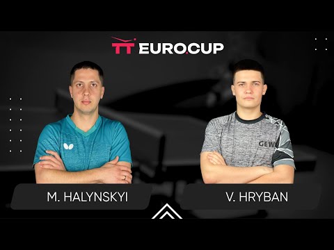 22:00 Mykola Halynskyi  - Vadym Hryban 21.11.2024 TT Euro.Cup Ukraine Elite. TABLE 3