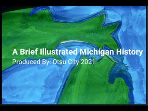 [Versão legendada em inglês] Uma breve história ilustrada de Michigan ~A história da história de Michigan por meio de ilustrações~