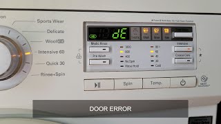 LG Washing Machine dE Error - Fix
