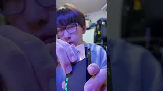 \レビュー動画/男の品をあげる、キャッシュレス時代の新しい財布