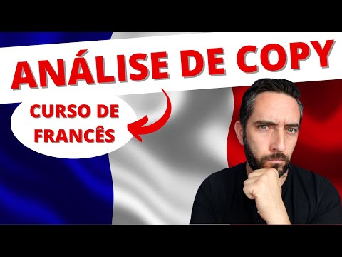 Análise de Copy - curso de francês