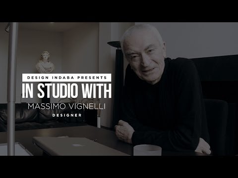 In Studio With: Massimo Vignelli