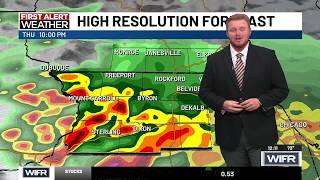 Tracking widespread showers and storms for our Thursday afternoon